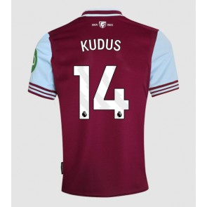 Billiga West Ham United Mohammed Kudus #14 Hemmatröja 2024-25 Kortärmad